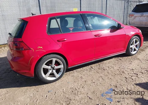 2015 Volkswagen Golf Gti 2.0T Autobahn 4-Door from USA, damaged, VIN 3VW4T7AU0FM007651